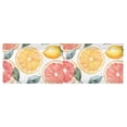 thumbnail image 6 of Yayeee Kitchen Valance Rod Pocket 54" x 18" Living Room Window Curtain, Candy Lemon Slices, 6 of 6