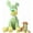 Green, variant on Indestructible Dog Toy, Durable Plush Dog Toys for Aggressive Chewers, Dogs Squeaky Chew Toys for Small Medium Large Dogs Indoor Puppy Teething