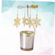 thumbnail image 5 of Raindrops 2Ud Candlestick Holder Dorado Giratorio Para De Fiesta Y Atmósfera Cálida, 5 of 7