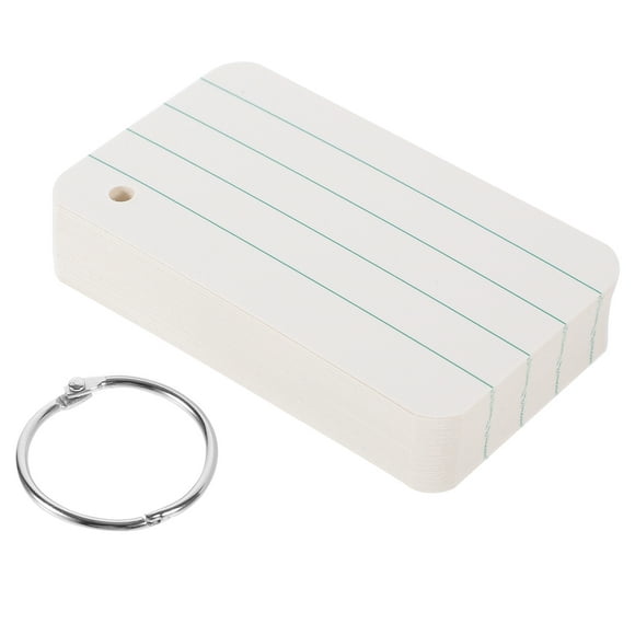 1 Set Blank Card Portable Note Cards Paper Cards Blank Flash Cards Memo Card Index Cards