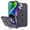 Purple, variant on Magnetic Stand for iPhone 14 Case Compatible with MagSafe, [Military Grade Drop Tested][Built in Lens Folded Kickstand] Shockproof Protective Anti-Fingerprint Slim Matte Case,Blue