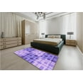 thumbnail image 5 of Ahgly Company Machine Washable Indoor Square Transitional Aztech Purple Area Rugs, 7' Square, 5 of 7
