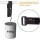 thumbnail image 4 of (10 m x 2 cm, negro) Correas/bridas para cables reutilizables ajustables de 10 m en color negro con 25 bucles y correa de sujeción con gancho para gestión de cables, 4 of 5