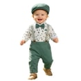 thumbnail image 2 of Trikvn Toddler Boys Gentleman Outfit Star Print Dress Shirt with Bow Tie Suspenders and Long Pants Set Baby Boy Formal Clothes for Photoshoot Wedding Special Occasion, 2 of 6