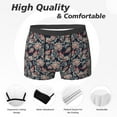 thumbnail image 2 of Men's Boxer Briefs, Paisley Pattern No.9025 Soft Comfy Mens Underwear Boxer Briefs Breathable With Widen Waist, 2 of 7