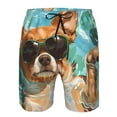 thumbnail image 3 of Vsdgher Funny Swimming Chihuahua Men's Beach Shorts, Surfing shorts, Swim trunks, Quick Dry Swim Trunks for Surfing Beach Fun -Medium, 3 of 6