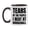 White/Black, variant on Funny Dodgeball Mug - "Tears Of The People I Beat At Dodgeball" - 11Oz Or 15Oz Ceramic Coffee Cup