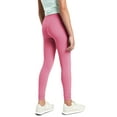 thumbnail image 2 of Langwyqu Girls High Rise Tight Sports Pants Kids Casual Yoga Pant for Chilren 5-14 Years, 2 of 5