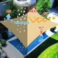 thumbnail image 5 of KANCOKIT Sun Shade Sail Canopy Patio Garden Covers Outdoor Rectangle Awning Pool Sunshade, 5 of 11