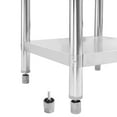 thumbnail image 5 of vidaXL Kitchen Work Table 120x60x85 cm Stainless Steel, 5 of 5