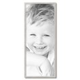 thumbnail image 2 of ArtToFrames 15" x 37" Bright Silver Picture Frame, 15x37 inch Silver Wood Poster Frame (WOM-4752), 2 of 7