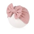 thumbnail image 4 of Otqutp Soft Hat for Toddler 0 to 3 Years Baby Boys Girls Stretch Solid Bow Breathable Hat Caps Headwear, 4 of 6