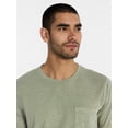 thumbnail image 4 of George Men's and Big Men's Slub Pocket Tee with Short Sleeves, XS-3XL, 4 of 5
