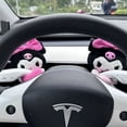 thumbnail image 3 of Sanrioed-muñeco de peluche Kuromi de dibujos animados para coche, limpiaparabrisas, señal de giro, espejo retrovisor decorativo para coche, colgante, accesorios de Interior Kawaii, 3 of 5