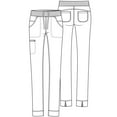 thumbnail image 5 of Heartsoul Break On Through Scrubs Pant for Women, Natural Rise Tapered Leg, HS070, XL, Ciel, 5 of 7