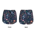 thumbnail image 5 of Fotbe Colorful Flowers Womens High Waist Running Shorts Athletic Workout Quick Dry Shorts for Women with Pockets Gym Yoga Summer Shorts-, 5 of 9