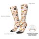 thumbnail image 4 of Fotbe Thanksgiving Turkeys 1 Calcetas Divertidas Estampadas para Hombre y Mujer, Calcetas de Algodón hasta la Rodilla para Caminar, Correr, Enfermería y Embarazo, 4 of 6
