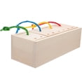 thumbnail image 2 of BRIGHTFUFU Hamster Traks Box Wood Hamster Food Feeding Caja de alimentos Forning Forrajing Toy Hamster Juezca, 2 of 6