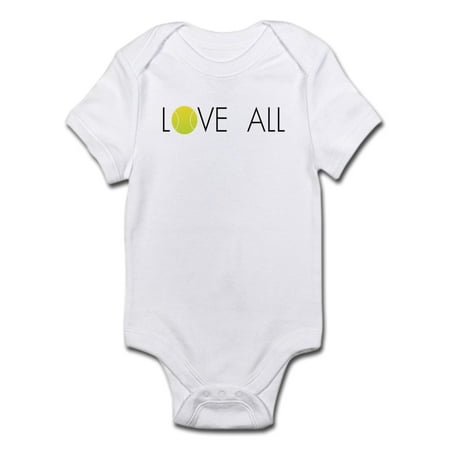 

CafePress - Tennis LOVE ALL Infant Bodysuit - Baby Light Bodysuit
