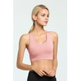 thumbnail image 3 of RUNNING GIRL Women's Racerback Sports Bra, Medium Support Padded Yoga Bra with Removable Cups, Breathable Workout Tank Top for Gym Running Training, 3 of 4
