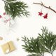 thumbnail image 1 of 2 ramas artificiales de cedro | Tallos verdes navideños de 39 cm con hojas de plástico | Ramitas flexibles con alambre para crear coronas navideñas y decoraciones navideñas, 1 of 4