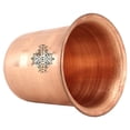 thumbnail image 2 of Indian Art Villa Copper Small Water Glass 3.4 oz - Elegant Drinkware for Intimate Gatherings, Set of 2, 2 of 4