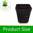 thumbnail image 5 of LABLT 100 Qty 4" Square Durable Lightweight Flexible Nursery Gage Dura Pots Plants, 5 of 6