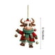thumbnail image 3 of Adornos navideños 2D | Adornos colgantes de acrílico para casa y coche | Ideas coloridas para decorar y regalar en Navidad, 3 of 5