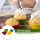 thumbnail image 2 of 4Pcs DIY Cake Molds Universal Non-stick Muffin Molds Round Shaped Baking Molds, 2 of 4