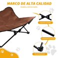 thumbnail image 3 of Cama Elevada Plegable para Perro Grande 90x90x25cm, Portátil Camas para Perros para Perros Grandes y Medianos, Uso Interior/Exterior, Malla Transpirable Lavable, con Bolsa de Almacenaje, 3 of 9