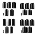 thumbnail image 4 of 5PCS Snooker Cue Cover Accessory Rubber Bottom Head Club Billiard Tip Protector Pool Slip Accessories for Billiard Lovers 10mm, 4 of 5