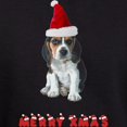 thumbnail image 3 of CafePress - Beagle Christmas Hoodie (Dark) - Pullover Hoodie, Classic, Comfortable Hooded Sweatshirt, 3 of 4