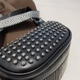 thumbnail image 3 of Riñonera para mujer, bandolera con borlas y remaches, monedero para llaves, bolso deportivo elegante para uso diario, 3 of 5
