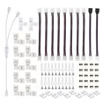 thumbnail image 1 of Kit de conector para tira de LED 5050 10mm 4 pines YONGSHENG incluye 8 tipos de accesorios, 1 of 2