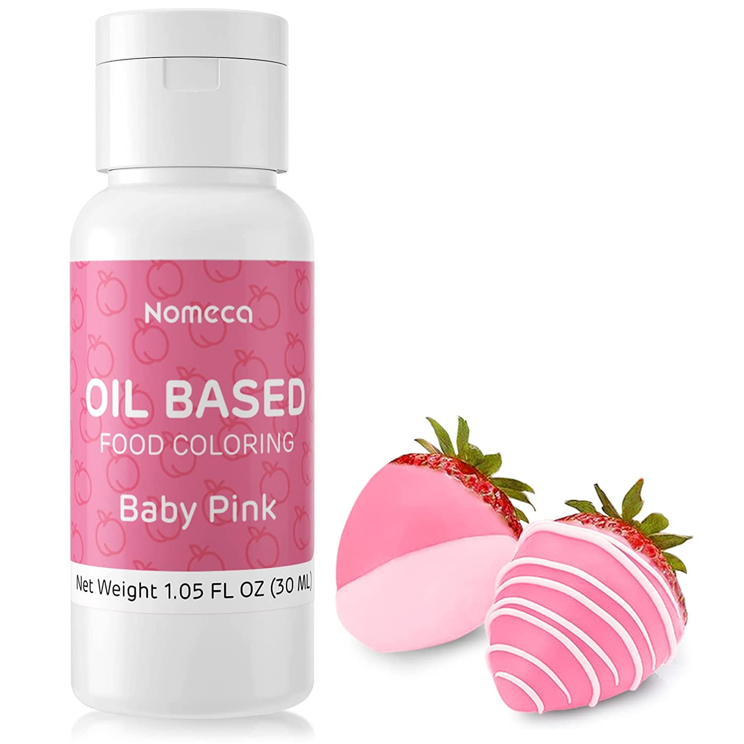 Nomeca 30ml Oil Based Baby Pink Food Coloring, for Chocolate Baking