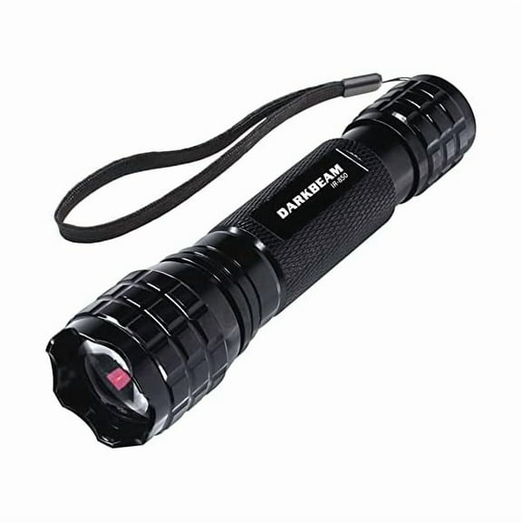 ZCIR Flashlight 850nm Infrared Light LED Illuminator Tactical Torch Work with Night Vision Gear, USB Rechargeable Battery, Flood & Spot Lights Adjustable for Outdoor Observation, Search, Rescue