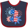 thumbnail image 3 of Inktastic Second Birthday- Fourth of July Fireworks Boys or Girls Baby Bib, 3 of 4