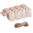 thumbnail image 4 of 2x100 Piezas De Etiquetas Rectangulares De Madera En Blanco Natural Para Bodas Navide?as Con Cuerda Sunnimix Etiquetas de madera para banquete de boda, 4 of 8