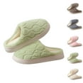 AUDeals Womens Memory Foam Slippers Textured Fleece Lining Non Slip ...