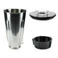 thumbnail image 4 of Univen Stainless Steel Blender Jar with Lid and Bottom cap fits Oster & Osterizer Blenders, 4 of 4