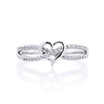 thumbnail image 1 of Heart Decor Ring, 1 of 3