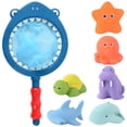 thumbnail image 1 of Bath Toy with Floating Animals Fishing Net for Babies Toddlers Kids, 1 of 1