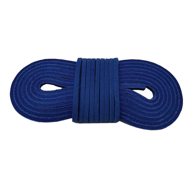 Cordones de botas multifuncionales Sunnimix de cuero azul 72 pulgadas