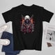thumbnail image 3 of Cyber Grunge Assassin Streetwear Graphic Tshirt Tee Man Retro Dark Knight Short Sleeve Top, 3 of 4