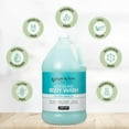 thumbnail image 2 of Ginger Lily Farms Club & Fitness Nourishing Body Wash, 100% Vegan & Cruelty-Free, Bath & Shower Gel, Ocean Breeze Scent, 1 Gallon (128 fl oz) Refill, 2 of 5