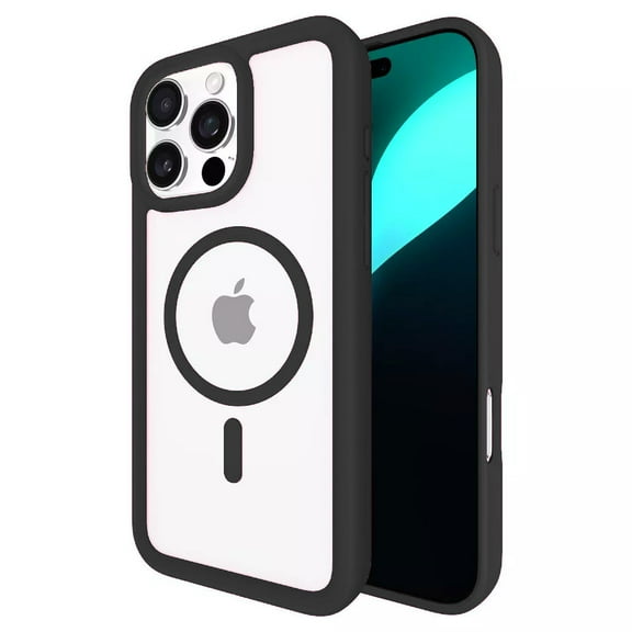Acrylic Transparent Case with MagSafe for iPhone 16 Pro - Black