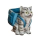thumbnail image 4 of Portalápices, organizador de escritorio, adorno de mesa, figura de gato divertida, vaso para lápices multifuncional para escritorio y hogar., 4 of 9