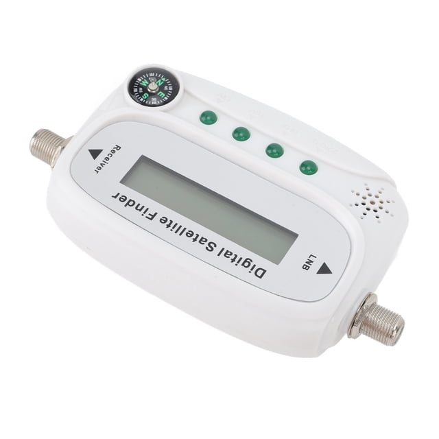 Buscador De Satélite Digital, Medidor De Intensidad De Señal De Antena De TV De 13-18 VCC De Fácil Atenuación Profesional Con Alarma De Zumbador Para Red