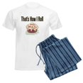 thumbnail image 6 of CafePress - That's How I Roll (Cinnamon) Men's Light Pajamas - Men's Light Loose Fit Cotton Pajama Set, 6 of 7