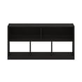 thumbnail image 4 of Furinno Daly 5-Cube Horizontal 2 Tier Bookcase, Bookshelf, Storage Organizer, 47 Width, Espresso, 4 of 6